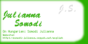 julianna somodi business card